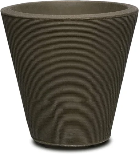 Vista 29 de Crescent Garden Madison Planter– Maceta resistente a la intemperie, doble pared para interiores y exteriores con orificio de drenaje, contenedor