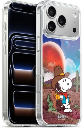Vista 51 de Head Case Designs Funda de gel con licencia oficial de Peanuts Nebula Cactus Needles Snoopy Space Cowboy [protección de grado militar] compatible