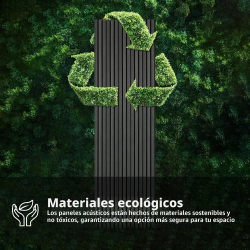 Vista 5 de CONCORD WALLCOVERINGS ™ Paneles de pared de madera, chapas 3D acústicas absorbentes de sonido para reducción de ruido e insonorización, cine