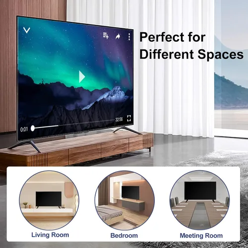 Vista 7 de Soporte base mejorado para TCL de 28, 32, 40, 43, 49, 50, 55, 65 pulgadas, patas de TV Roku para TCL Roku TV, patas de soporte de TV con juego