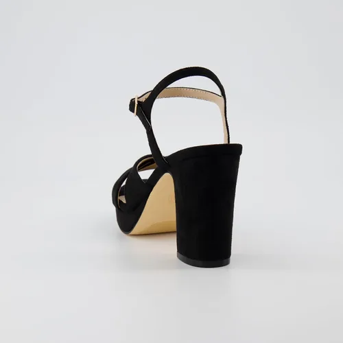 Vista 5 de CUSHIONAIRE Sandalia de vestir con plataforma Mood para mujer + espuma viscoelástica y anchos disponibles