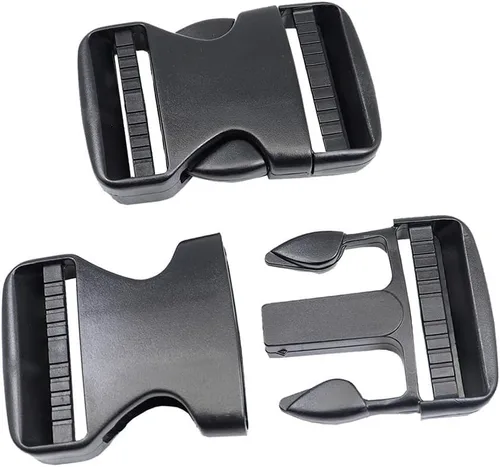 Vista 10 de Hebillas de liberación lateral Hebilla de plástico resistente Clips broches Mochila Hebilla Reemplazo para correa
