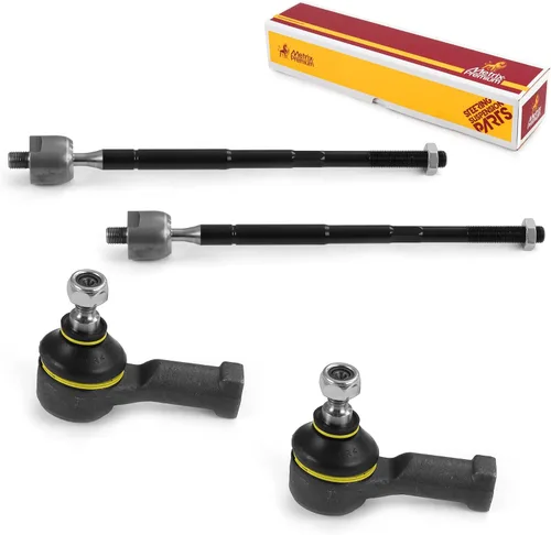 Vista 167 de Metrix Premium Chassis Parts - Kit de 4 piezas de extremos de barra de acoplamiento frontal exterior e interior compatible con Nissan Pathfinder