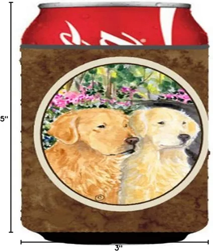 Vista 2 de Golden Retriever - Aislador de bebidas para latas o botellas