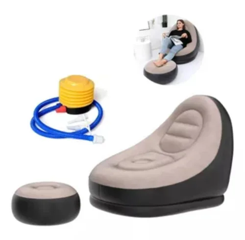 Sillones inflables Reclinable + Puff de Distri Shop RML