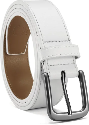 Vista 12 de CHAOREN Cinturones de cuero para hombre - Cinturón de 35mm de cuero genuino para jeans - Regalo para hombre para vestir casual