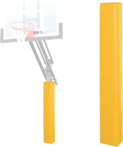 Vista 18 de Katop Almohadilla cuadrada para bastón de baloncesto, acolchado de poste protector resistente para poste de 5 x 5 pulgadas, poste y base de 6 x 6