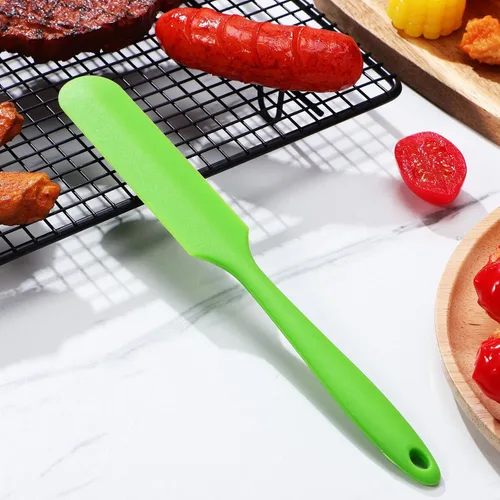 Vista 8 de SEWACC Thick Food-grade Silicone Jar Spatula Dual-sided Scraper for Baking Mixing Sourdough Heat-resistant Kitchen Tool for Cooking and Salad