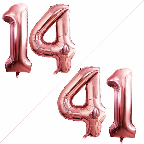 Vista 86 de Goer, conjunto de globos de papel aluminio para decoraciones de cumpleaños, globos de las letras de feliz cumpleaños y de números Oro