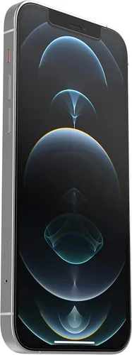 Vista 4 de OtterBox ALPHA GLASS - Protector de pantalla para iPhone 12 y iPhone 12 Pro, transparente (GEN 2)