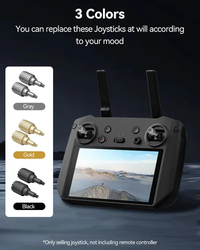 Vista 3 de LKTOP 3 pares de mandos de repuesto de palanca de mando para DJI RC Pro Controller, FPV Remote Controller 2/3, Compatibilidad: DJI Mini 3 Pro, Air