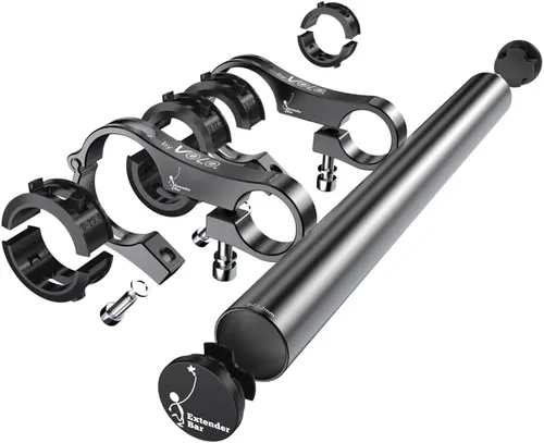 Vista 8 de Volo - Extensor de barra estable de aluminio duradero para manillar de bicicleta, soporte de montaje para bicicleta, soporte para soporte