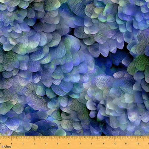 Vista 18 de Erosebridal Tela de tapicería de rayas azules y blancas para sillas, sofá, suministros de costura de tela de franela a rayas geométricas, líneas