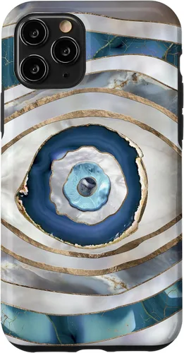 Vista 29 de Funda de adorno de amuleto de mal de ojo para iPhone 17