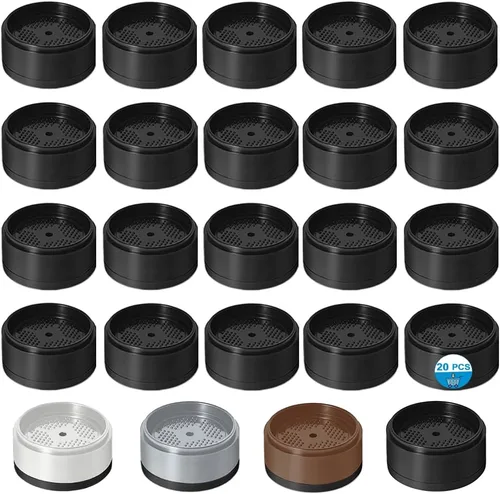 Vista 31 de Elevadores de cama de 1 pulgada, 2 pulgadas, 3 pulgadas, 4 pulgadas de alta resistencia, elevador de muebles ajustable para mesa, escritorio, sofá