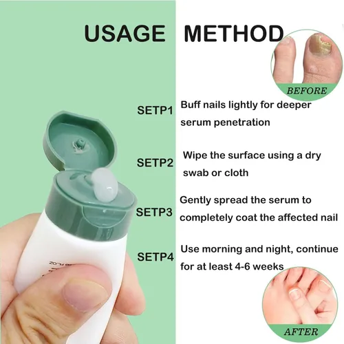 Vista 6 de Nutraboost Gel natural para el cuidado de uñas, suero fortalecedor para cutículas para uñas dañadas y quebradizas, 0.7 fl oz (1 unidad) (2 unidades)