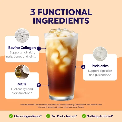 Vista 5 de Javvy Protein Coffee Creamer, caramelo salado, sin lácteos