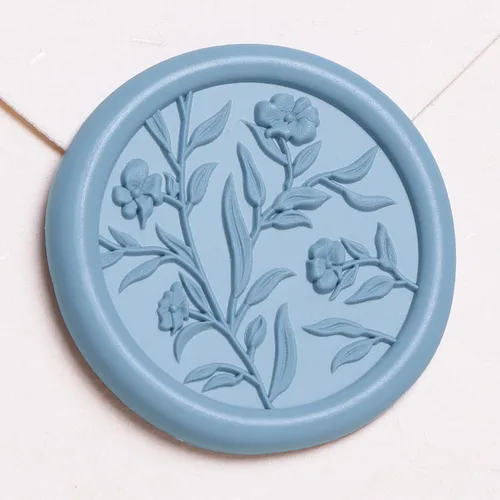 Vista 28 de UNIQOOO Adhesivos de Sello de Cera - (3 Diseños en 1 Paquete) Adhesivos de Sello para Sobre de Invitación de Boda, 60 Piezas Adhesivos