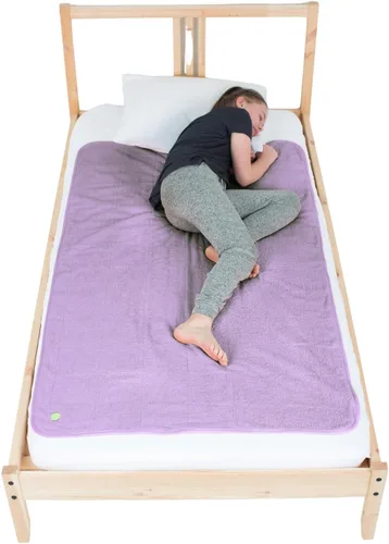 Vista 14 de PeapodMats Tapete de Cama Impermeable para Enuresis e Incontinencia - Protector Reutilizable. Colocación Segura y Transpirable. Lavable. Ecológico