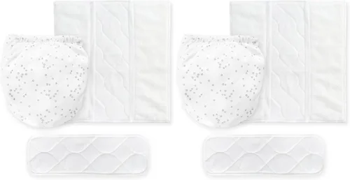 Vista 8 de SmartNappy - Funda híbrida de tela tejida de algodón por Amazing Baby, NextGen + 1 inserto reutilizable de tres pliegues + 1 refuerzo reutilizable