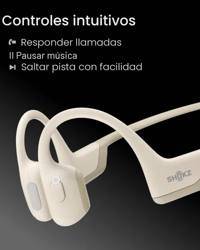 Vista 9 de SHOKZ OpenRun Pro Mini- Auriculares de conducción ósea con Bluetooth, auriculares deportivos inalámbricos de oreja abierta para correr y entrenar