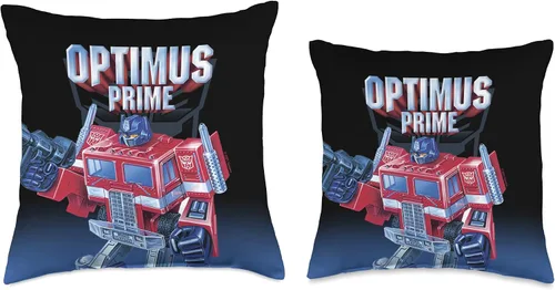 Vista 3 de Transformers Optimus Prime Hero - Almohada de 16 x 16 pulgadas, multicolor