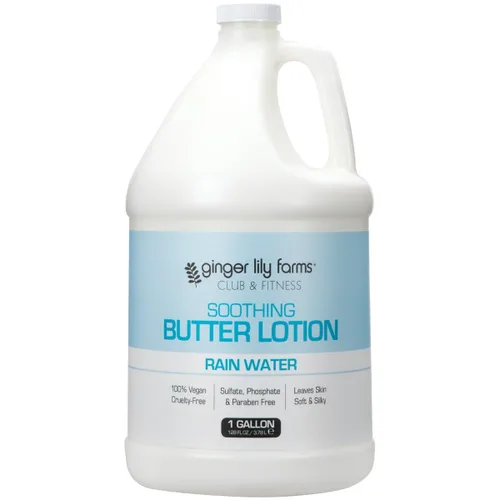 Vista 14 de Ginger Lily Farms Club & Fitness Loción de mantequilla calmante para piel seca, 100% vegana y libre de crueldad, aroma a aloe vera, repuesto de 1