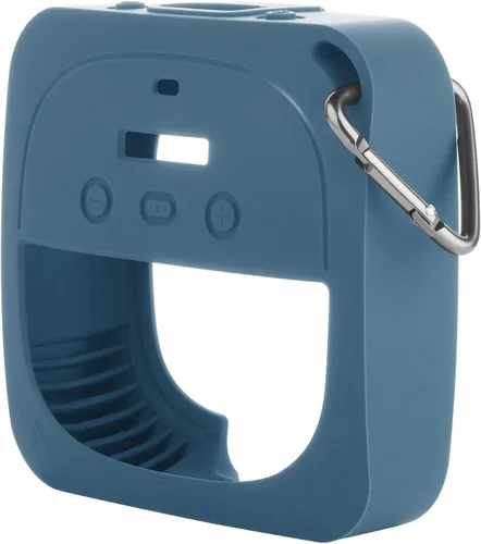 Vista 7 de Funda de silicona para altavoz portátil Bose SoundLink Micro impermeable, funda protectora con mosquetón