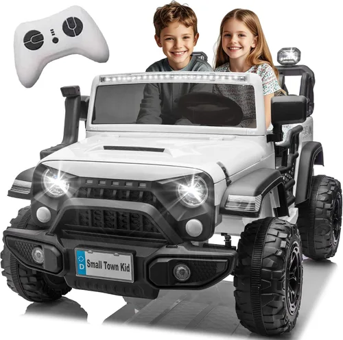 Vista 11 de Juguetes de paseo de 24 V para niños grandes, autos de 2 plazas con control remoto, motor de 400 W, camión con asiento de 20 pulgadas de ancho, 3