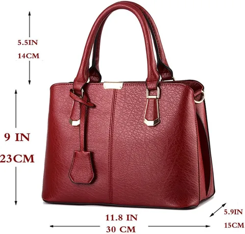 Vista 2 de Bolso de mano para mujer, bolso de mano con asa superior, bolso de hombro