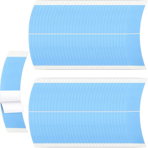 Vista 8 de 48 piezas de encaje frontal cinta de encaje frontal peluca cinta adhesiva de doble cara impermeable pelucas de encaje cinta en forma de C