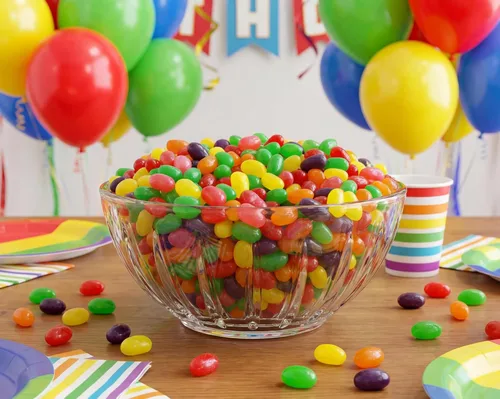 Vista 6 de Gomitas de frutas surtidas de 2 libras a granel Jumbo extra grandes