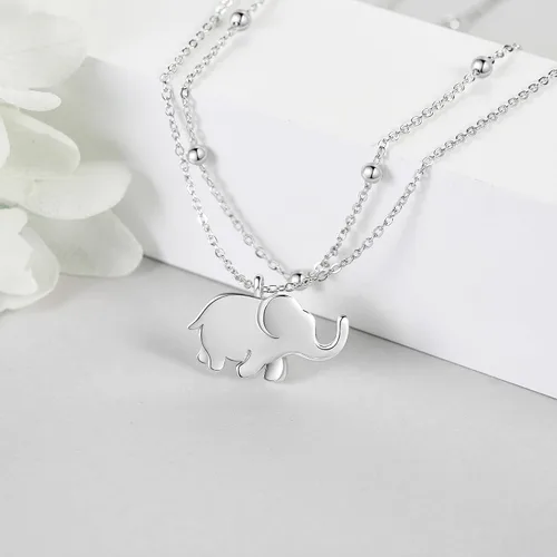 Vista 3 de MONGAS Collar de plata de ley con diseño de árbol de la vida, ópalo, hamsa, loto, margarita, luna de estrella, libélula, ancla, cruz, cerradura
