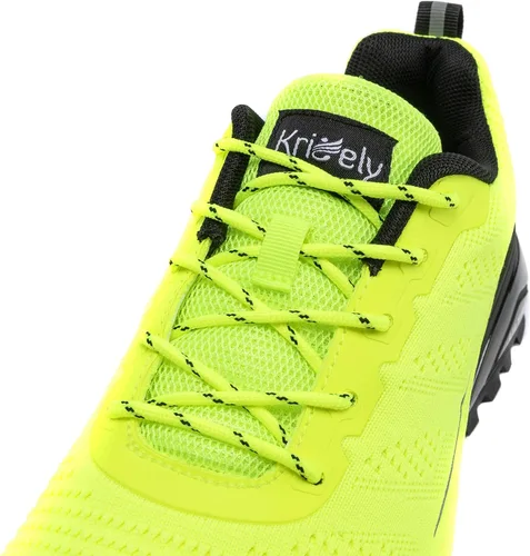 Vista 5 de Kricely Tenis de correr para hombre, para caminar, senderismo, tenis para hombre, tenis cruzado, tenis al aire libre, calzado casual
