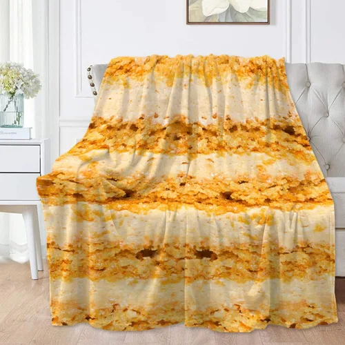 Vista 25 de Manta de frijoles horneados 3D para niñas, niños, suave y acogedora manta de vellón divertida para cama, sofá, sillas, para todas las estaciones