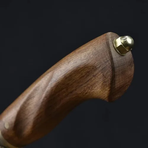 Vista 4 de Cuchillo de carne, cuchillo de cocina forjado a mano de 9 pulgadas, cuchillo de cocina de hoja afilada, cuchillo de cocina Longquan de China