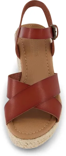 Vista 3 de CUSHIONAIRE Sandalias de cuña Robbie para mujer + espuma viscoelástica y anchos disponibles
