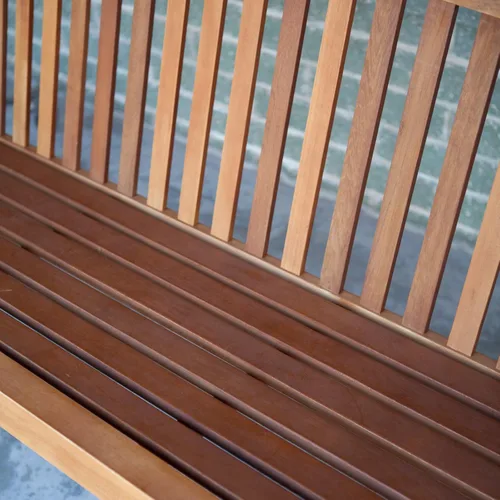 Vista 8 de International Caravan Mueble Pieza Royal Tahiti Curvada De Madera De Dos Asientos Columpio