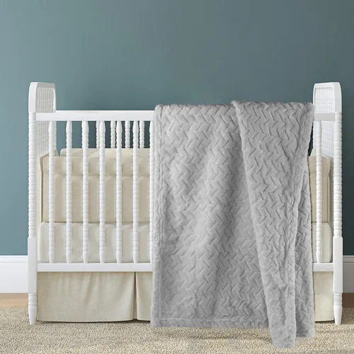 Vista 6 de Manta de franela para bebé, cobijas acogedoras para recién nacidos y niños pequeños, supersuave y cálida manta de bebé para cochecito de cuna