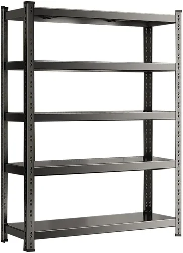 Vista 9 de Shelves Garage Shelving, 5-Tier Adjustable Shelf, 2000 lbs Weight Capacity Storage Rack, Heavy Duty Inrial Metal Shelving Unit (A 150 * 40 * 200cm)
