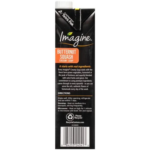 Vista 6 de Imagine Sopa Orgánica, Cremosa de Calabaza de Mantequilla, 32 Onzas