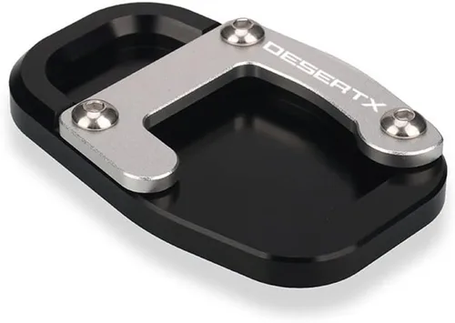 Vista 2 de Soporte de pie para motocicleta, ampliador lateral, soporte de extensión compatible con Ducati DesertX Desert X (negro)