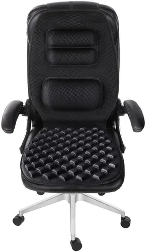 Vista 5 de FOMI Cojín de gel de alta calidad y soporte firme para la espalda, cojín de asiento y almohada torácica superior inferior y lumbar para automóvil