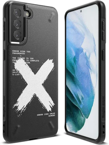Vista 11 de Ringke Onyx Design - Funda compatible con Galaxy S21 Plus, TPU resistente y duradero, a prueba de golpes, con parte trasera de serigrafía, graffiti