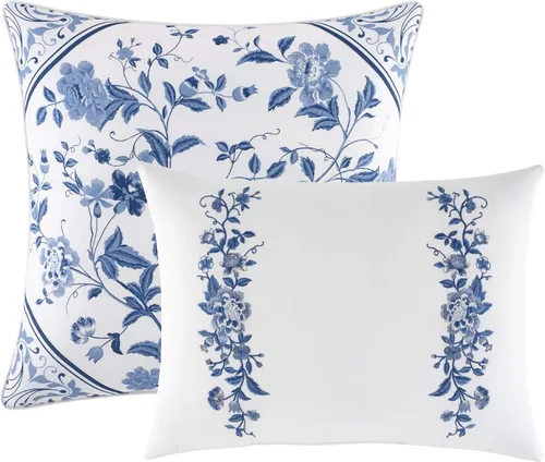 Vista 7 de Laura Ashley Hogar - Colección Elise - Edredón ultrasuave de lujo, juego de ropa de cama prémium para todas las estaciones, elegante diseño delicado