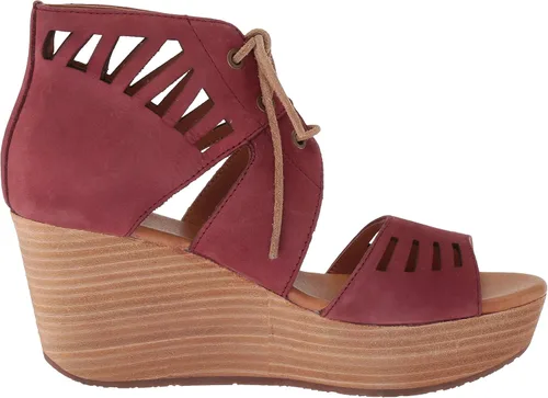 Vista 6 de Caterpillar Alma Ghillie Tie Platform Wedge Sandalia para mujer