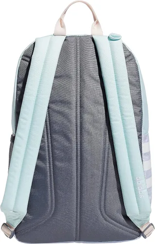 Vista 5 de adidas Classic 3S Backpack, Jersey WhiteHalo Mint GreenViolet Tone Purple, One