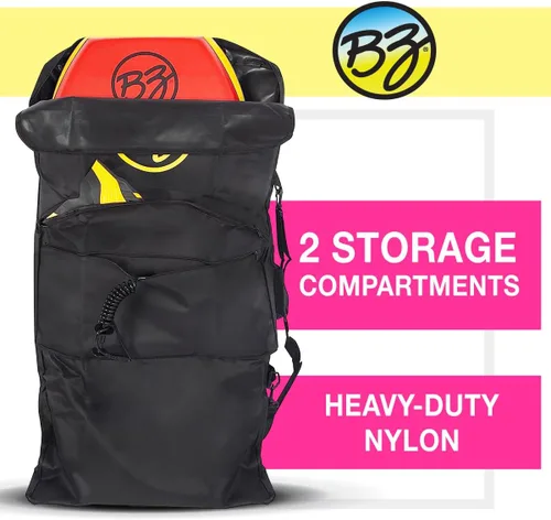 Vista 5 de Wham-O BZ Bodyboards - Bolsa básica para bodyboard - Nylon - Capacidad de 2 tablas (negro)