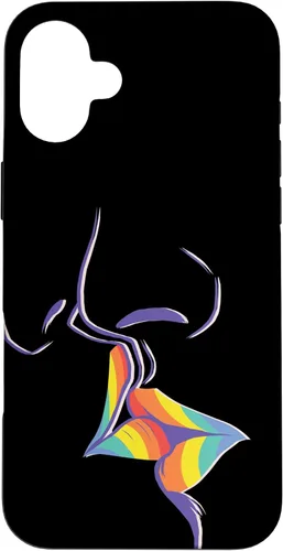 Vista 23 de Funda de regalo LGBT Lesbian Gay Pride LGBTQ Kiss Rainbow para iPhone 17