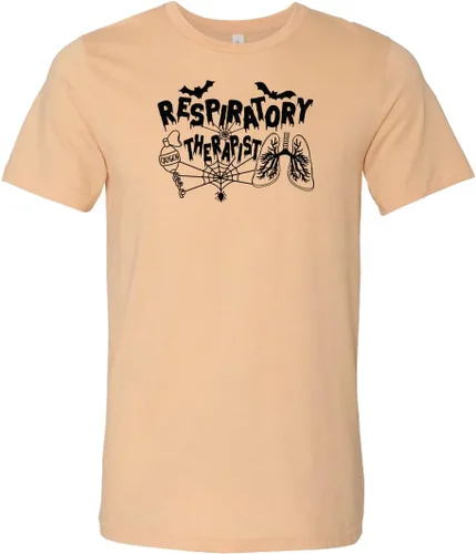 Vista 3 de Halloween Themed Respiratory Therapist Shirt, Sleep Therapy Shirt, Gift For Respiratory Therapist Tee